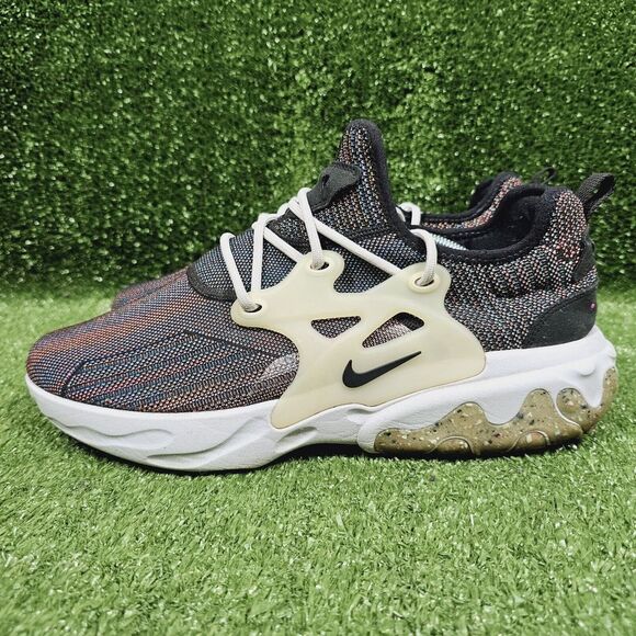 Nike React Presto Flyknit Multi Black Athletic Shoes CN1709-001 Mens Size US 13 - Picture 4 of 11